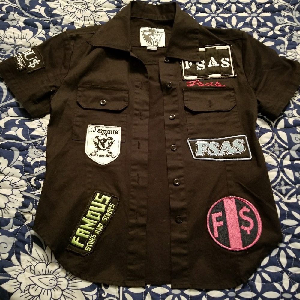 Famous stars and straps button down